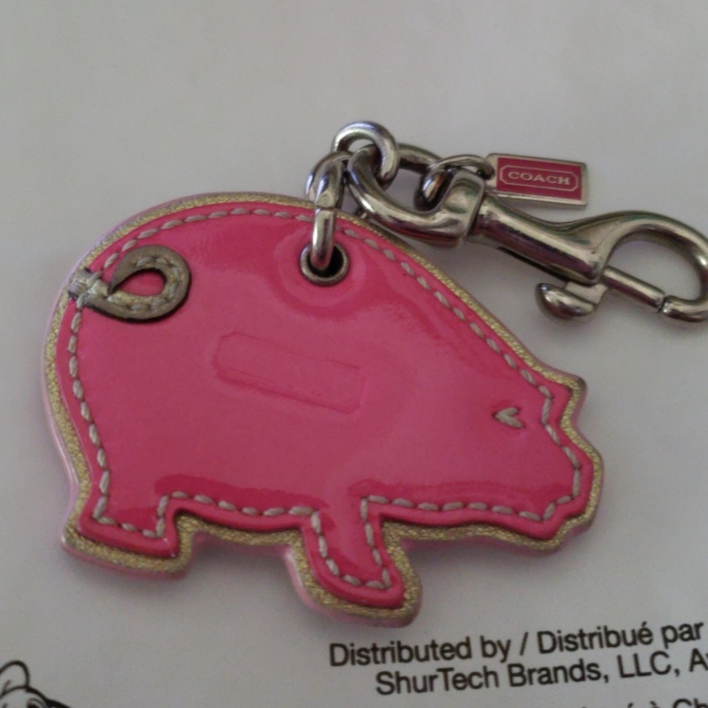 Coach Pig Keychain - Picture 4 of 5